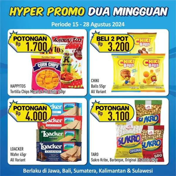 Promo Hypermart Dua Mingguan Periode 15-28 Agustus 2024