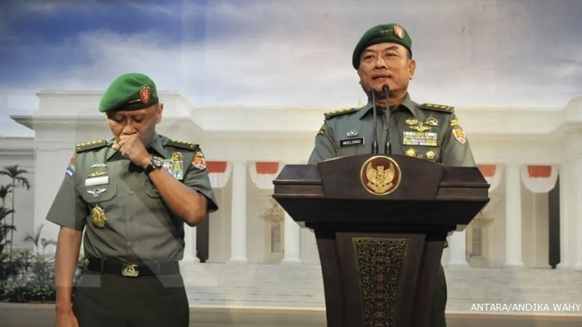 Moeldoko resmi jadi Panglima, Budiman jadi KSAD