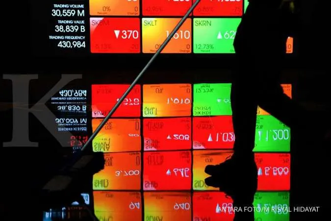 JCI shrank 0.34% in the first session, 6 sectoral indexes minus 