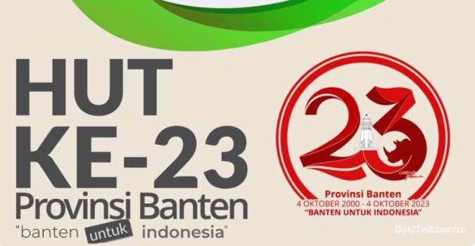 23 Ucapan Hari Jadi Provinsi Banten 2023, Rayakan HUT ke-23 Tahun dan Jadikan Caption