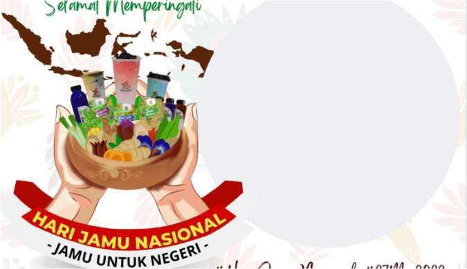 30 Twibbon Hari Jamu Nasional 2024, Yuk Bangga Minuman Tradisional Indonesia!