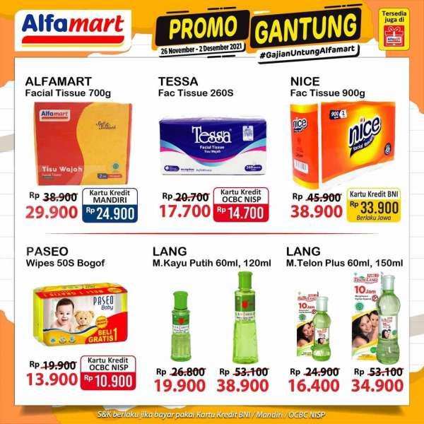 Promo Alfamart Gantung (Gajian Untung) Periode 26 November-2 Desember 2021