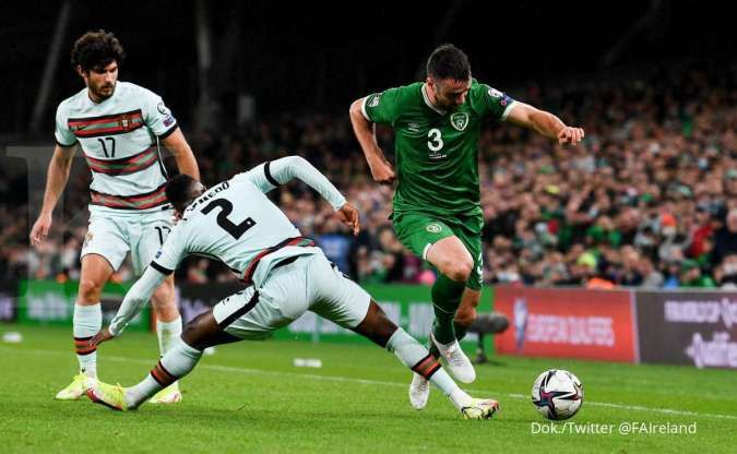 Hasil kualifikasi Piala Dunia 2022 Irlandia vs Portugal: Selecao tahan The Boys 0-0
