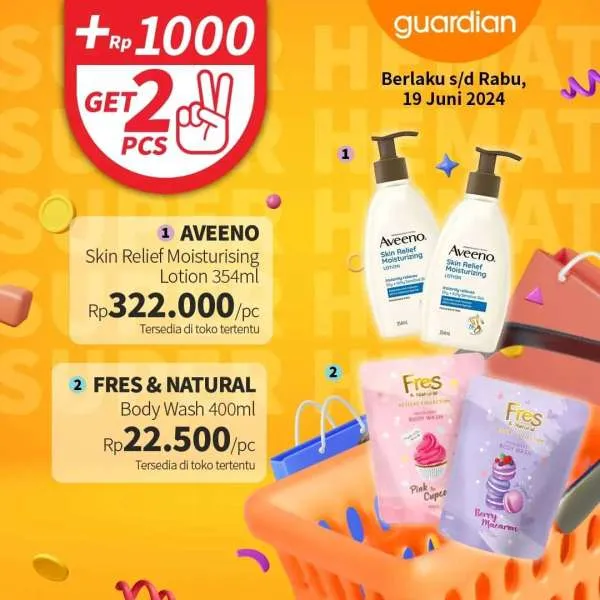 Promo Guardian Super Hemat Periode 6-19 Juni 2024