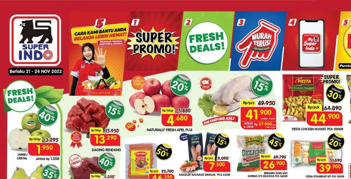 Harga Promo Superindo 21-24 November 2022, Katalog Promo Terbaru di Awal Pekan