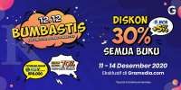 Gramedia obral diskon 30% untuk 40.000 lebih eksemplar buku di Harbolnas 12.12