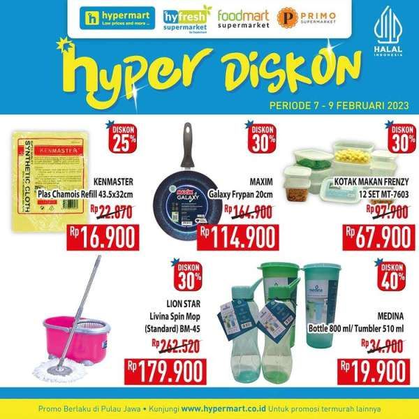 Promo Hypermart Terbaru 7-9 Februari 2023, Katalog Hyper Diskon Weekday