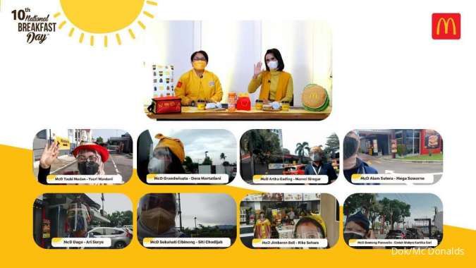 McDonald’s Indonesia Rayakan National Breakfast Day ke-10 dengan Berbagi Kebahagiaan