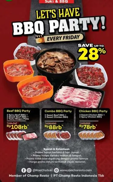 Promo Raa Cha BBQ Party
