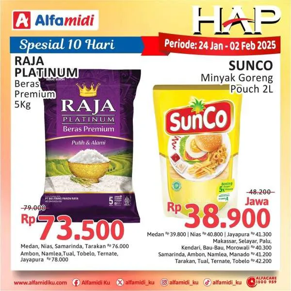 Promo Alfamidi Hemat Satu Pekan Periode 24 Januari-2 Februari 2025