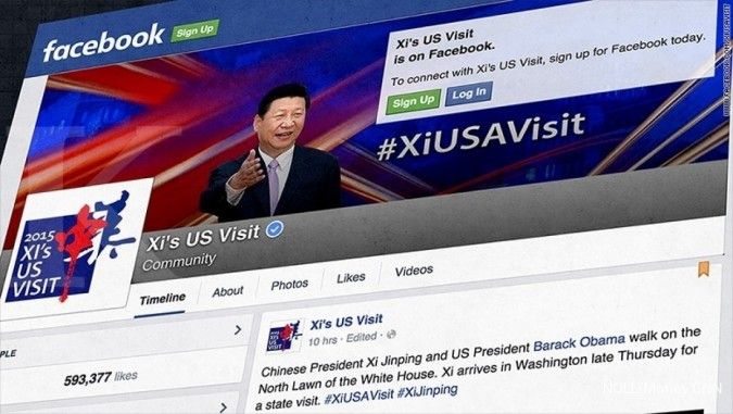 Hubungan benci-cinta China kepada Facebook