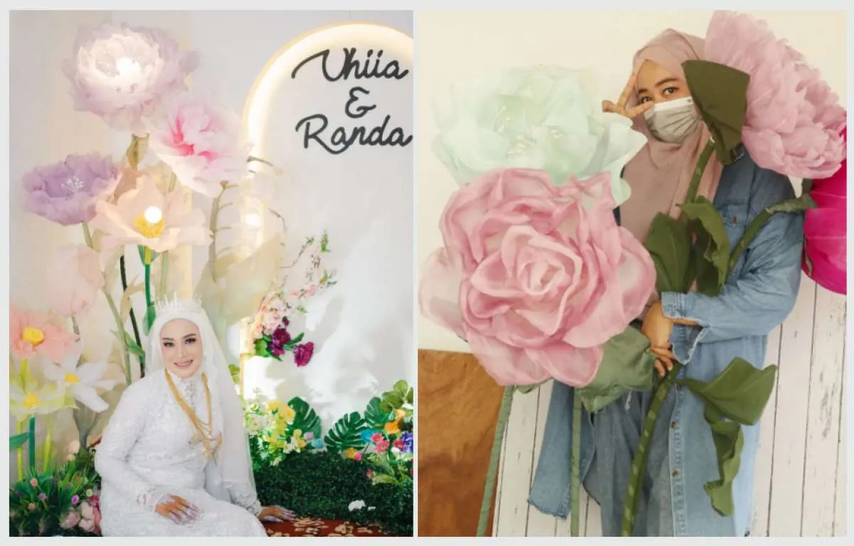 Merangkai Fulus dari Rangkaian Bunga Raksasa