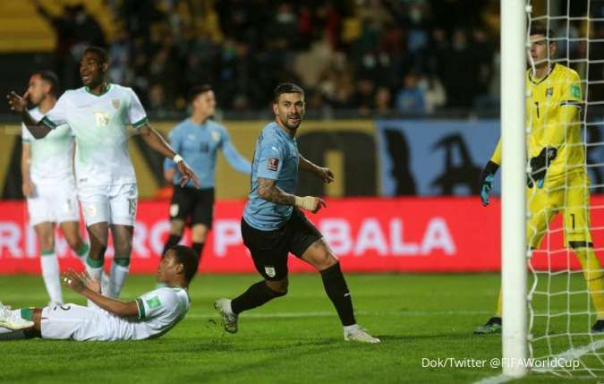 Hasil kualifikasi Piala Dunia 2022 Uruguay vs Bolivia