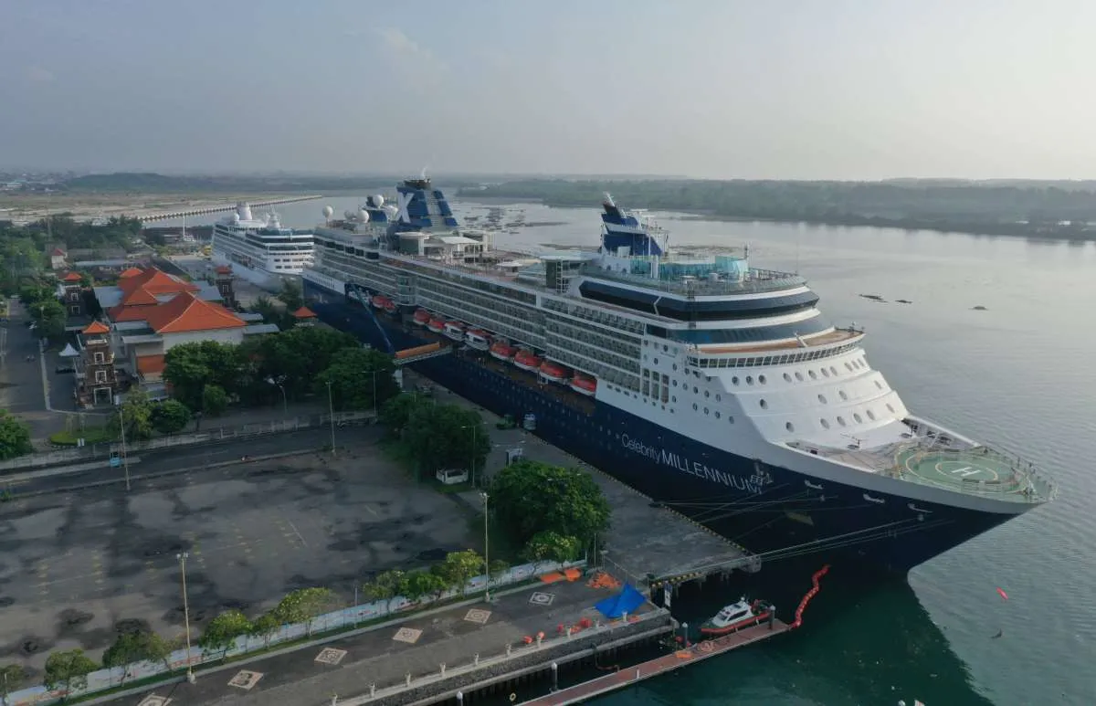 Pelabuhan Benoa Sukses Layani Turn Around 4400 Penumpang Cruise Celebrity Millenium 