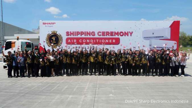 Pabrik Karawang Selesai, Sharp Indonesia Mulai Kirim 250 Unit AC ke Pembeli