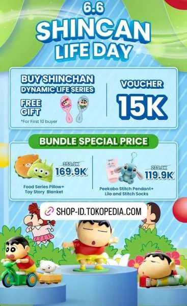 Promo Miniso 6.6 Shincan Life Day