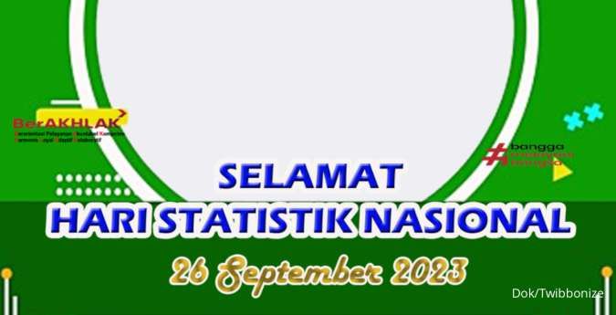 Twibbon Hari Statistik Nasional 26 September 2023