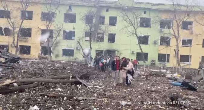 Rusia Bombardir Rumah Sakit Bersalin, Zelenskyy: Genosida di Ukraina Sedang Terjadi