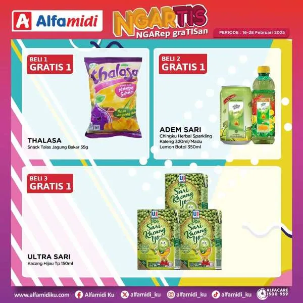 Promo Alfamidi Ngartis (Ngarep Gratisan) Periode 16-28 Februari 2025