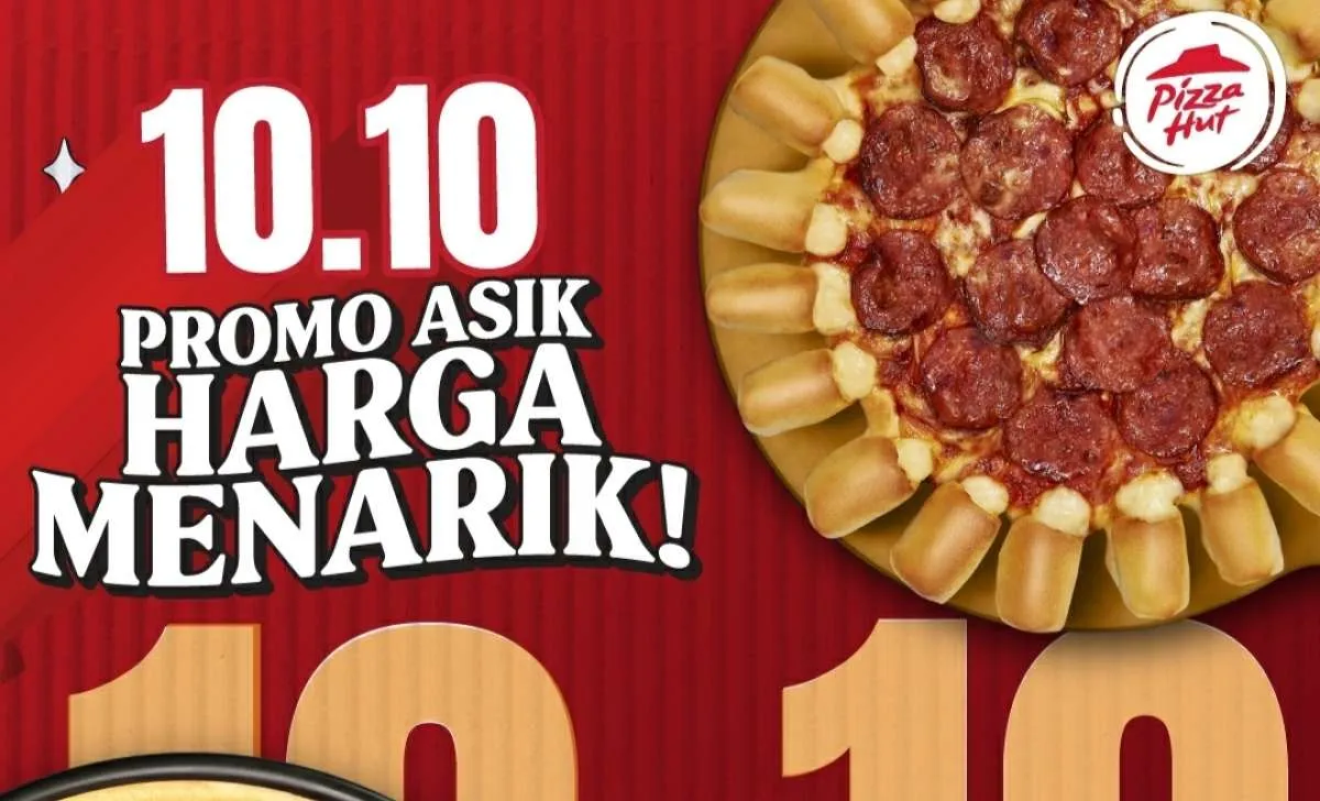 Promo 10.10 Makanan di Pizza Hut dan Mako Bakery Hari Ini 10 Oktober 2024