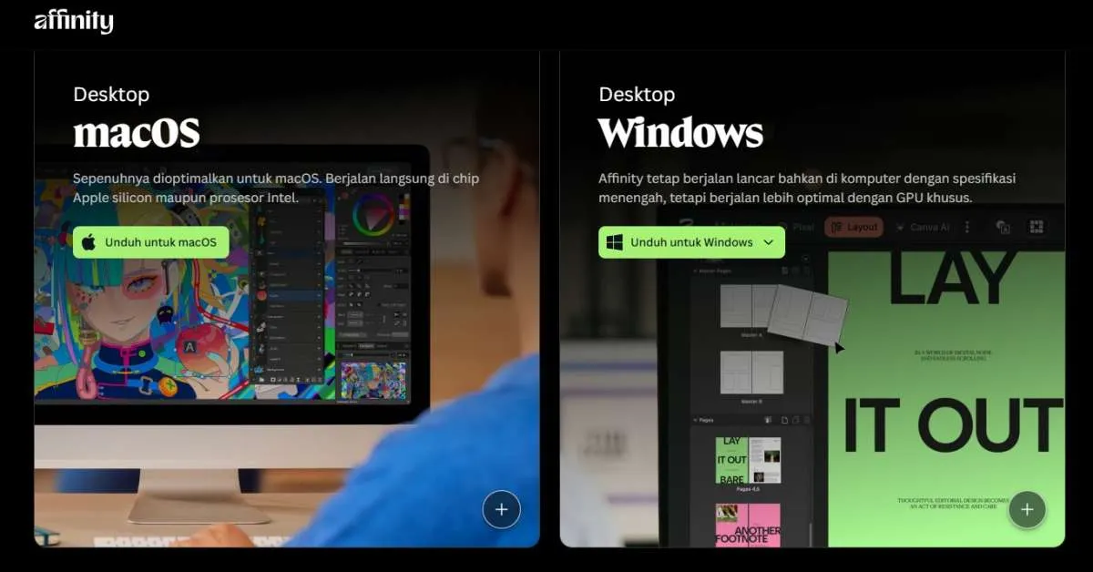Panduan Lengkap: Cara Download Affinity Gratis di Windows & Mac lengkap Link Resminya