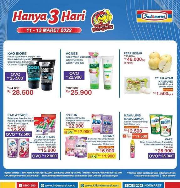 JSM Indomaret Promo from 11-13 March 2022