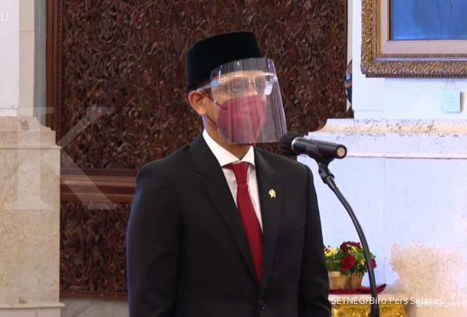 Jokowi lantik Nadiem Makarim sebagai Mendikbud-Ristek