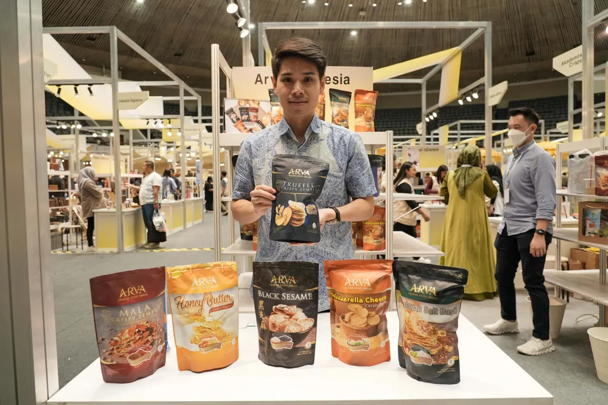 UMKM EXPO(RT) BRILIANPRENEUR 2023 Bawa Keripik Tempe Go International