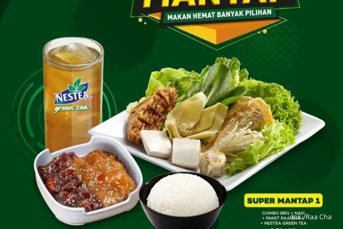 Promo Raa Cha 1-31 Oktober 2022, Diskon Paket Super Mantap Isi BBQ, Suki, dan Nasi