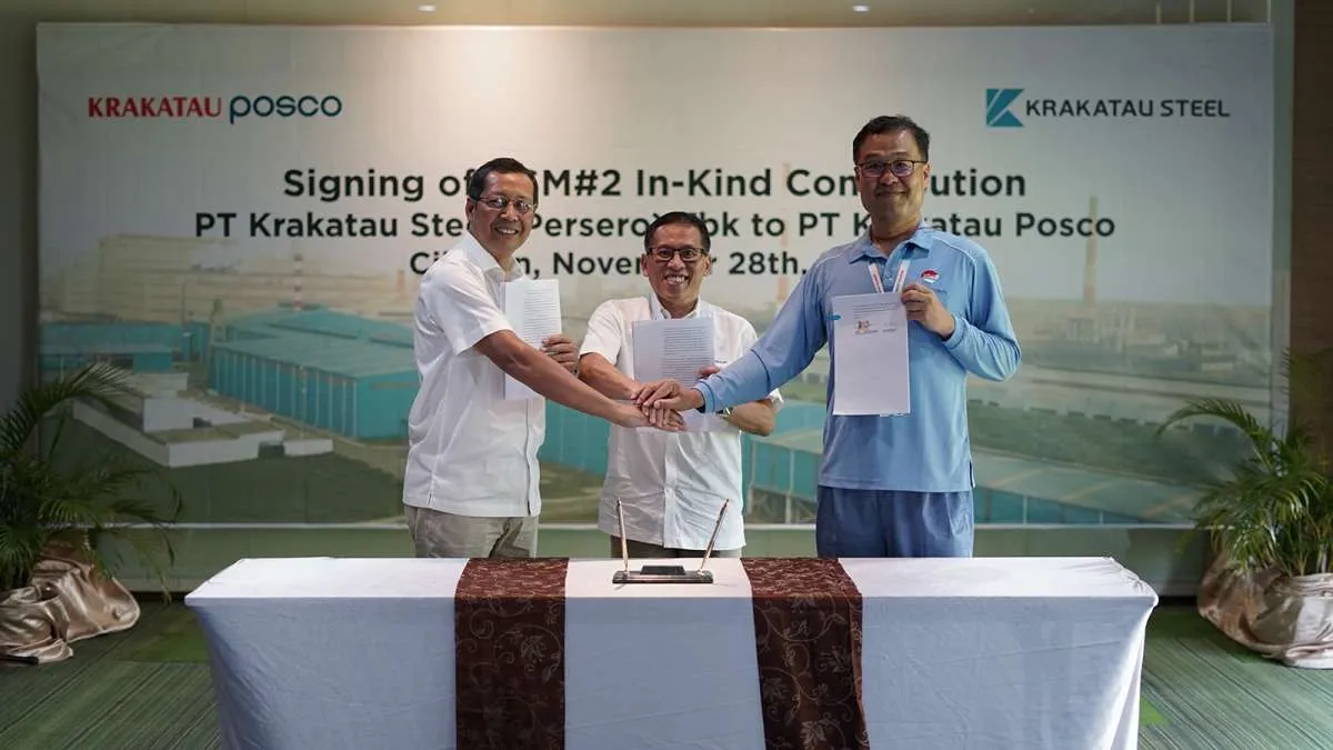 Krakatau Steel (KRAS) Tingkatkan Kepemilikan Saham di Krakatau Posco Jadi 50%