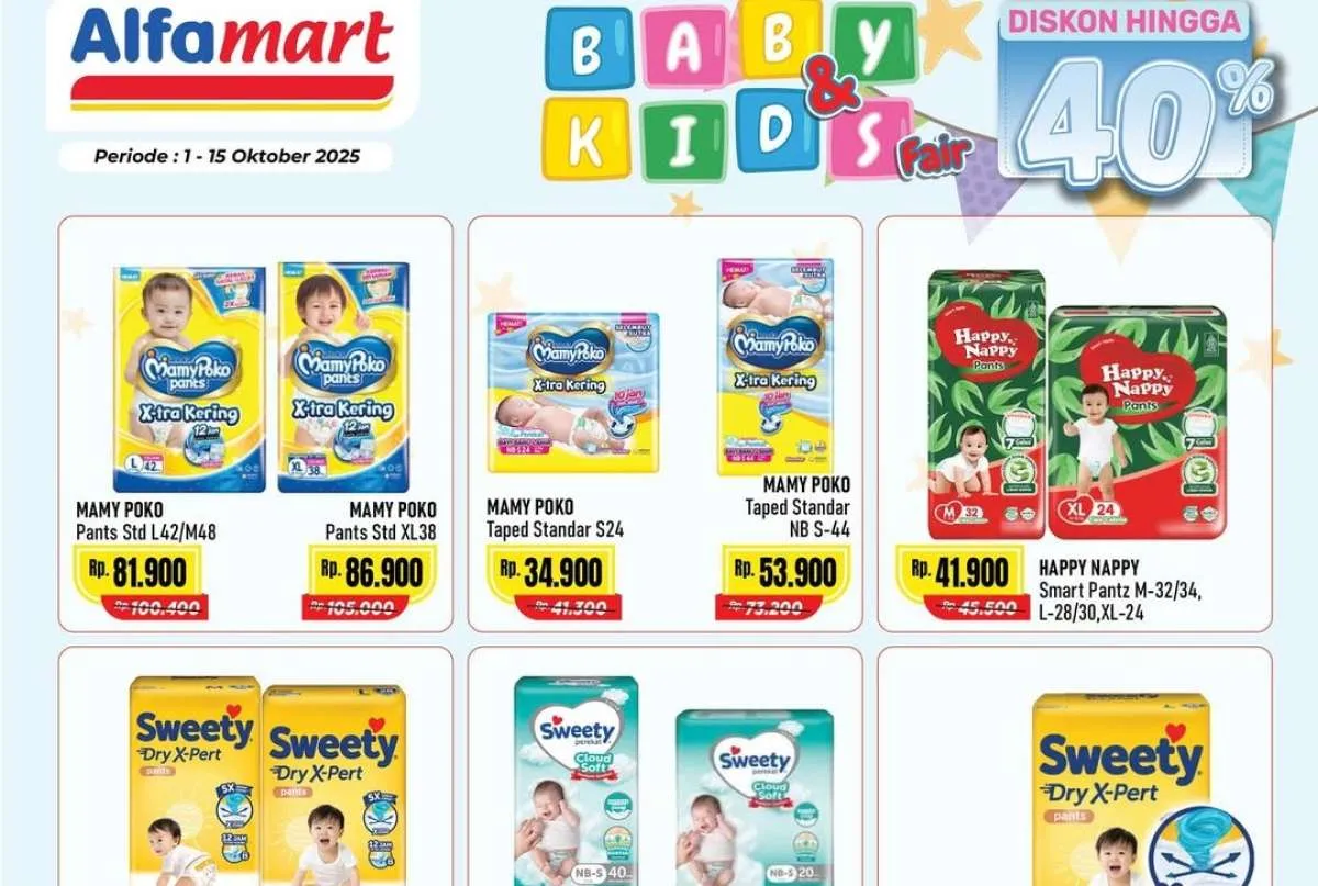 Promo Alfamart Baby & Kids Fair 1-15 Oktober 2025, Pokana-Zwitsal Diskon hingga 40%
