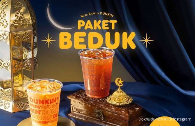 Promo Dunkin Spesial Ramadan di Bulan Maret 2025, Donut dan Minuman Paket Beduk