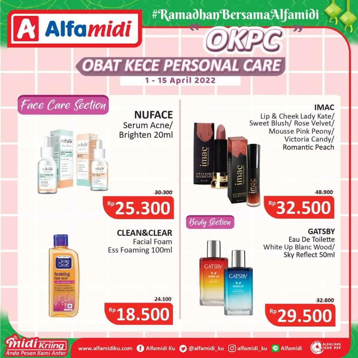 Promo Alfamidi Edisi Produk Personal Care, Potongan Harga Lumayan s/d 15 April 2022