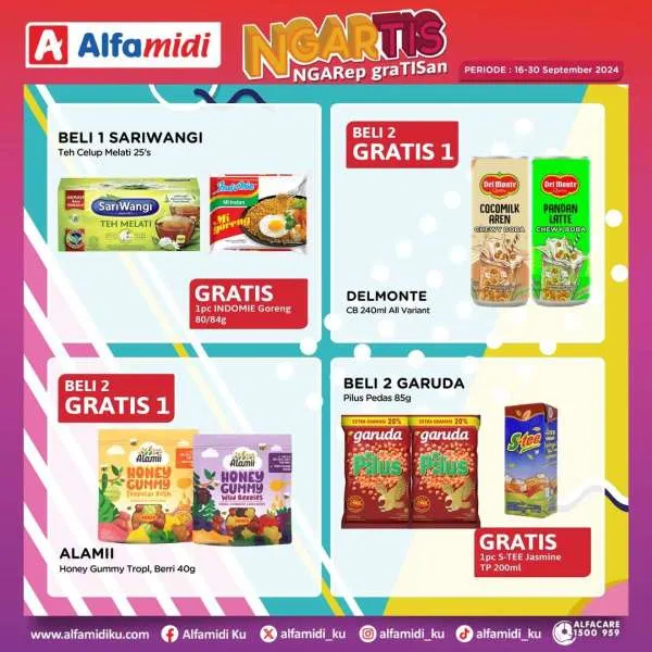 Promo Alfamidi Ngartis (Ngarep Gratisan) Periode 16-30 September 2024