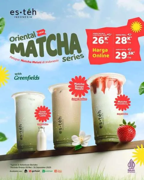 Promo Esteh Indonesia Oriental Matcha Series Harga Online