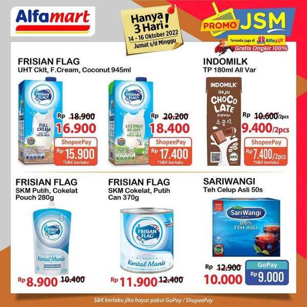 Promo JSM Alfamart 14-16 Oktober 2022