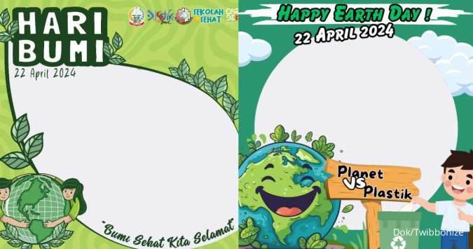 30 Twibbon Hari Bumi 2024, Pakai Bingkai Happy Earth Day dan Bagikan di Medsos
