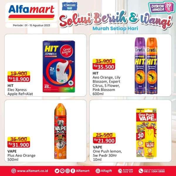Katalog Promo Alfamart Terbaru 1-15 Agustus 2023