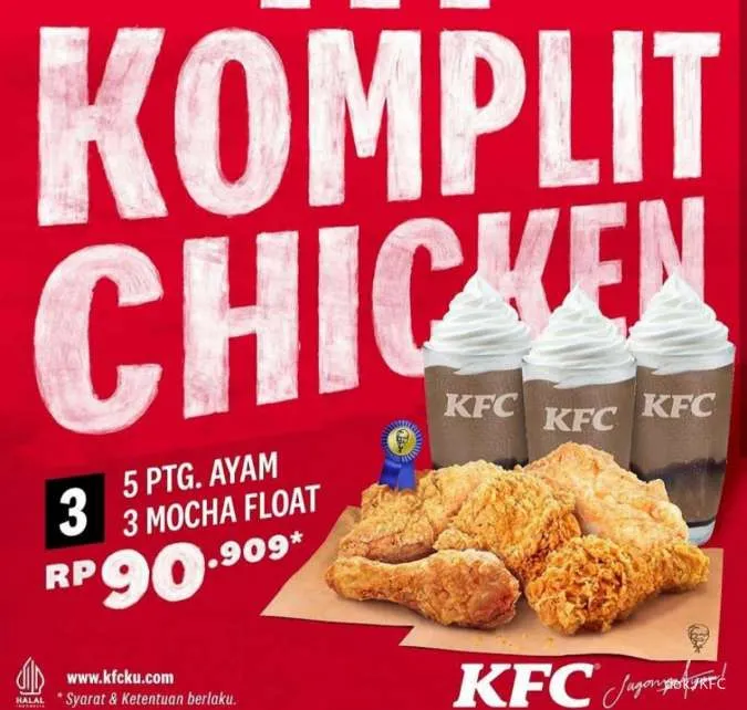 Promo KFC Komplit Chicken 3