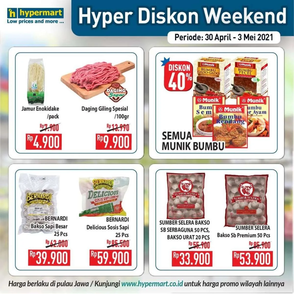 Terbaru! Promo JSM Hypermart 2 Mei 2021, diskonan weekend