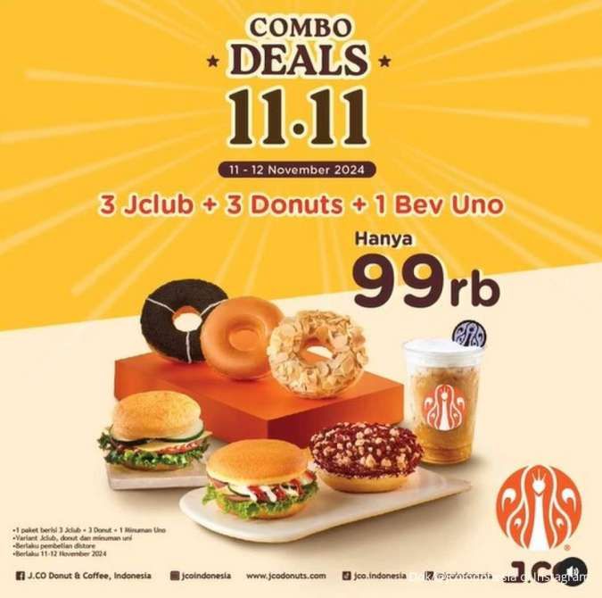 Promo 11.11 J.CO 11-12 November 2024