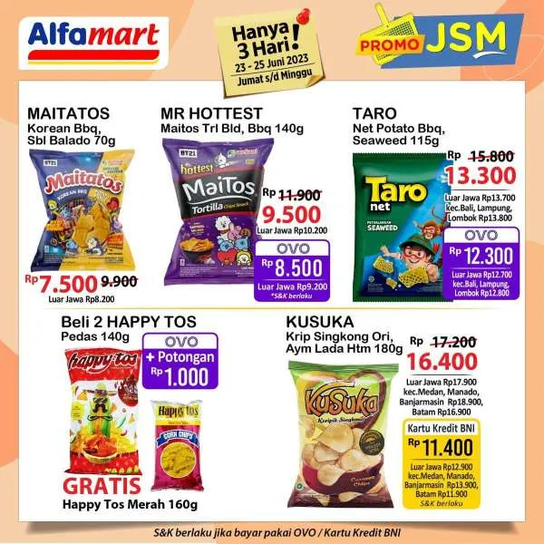 Promo JSM Alfamart Periode 23-25 Juni 2023