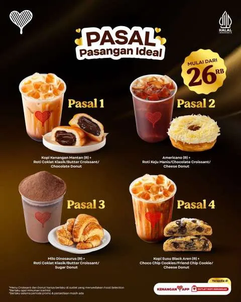 Promo Kopi Kenangan Pasangan Ideal Mulai Rp 26.000-an