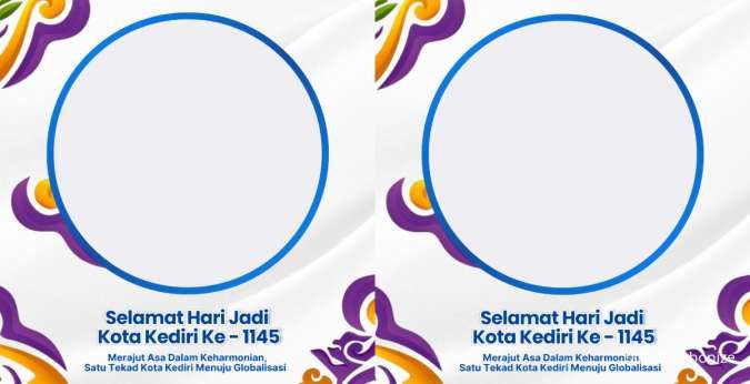 15 Twibbon Hari Jadi Kota Kediri ke 1145 Tahun untuk Jadi Foto Profil