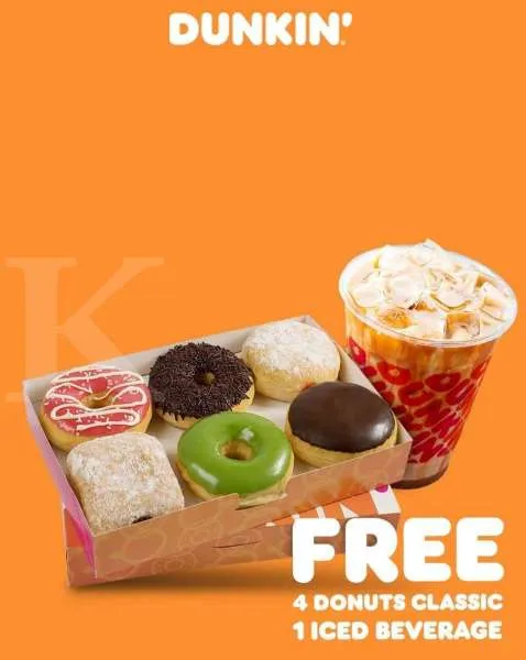 Promo Dunkin Donuts bagi pemegang Kartu BCA / Flazz tiap Kamis