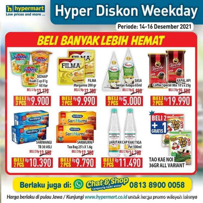 Promo Hypermart 14-16 Desember 2021