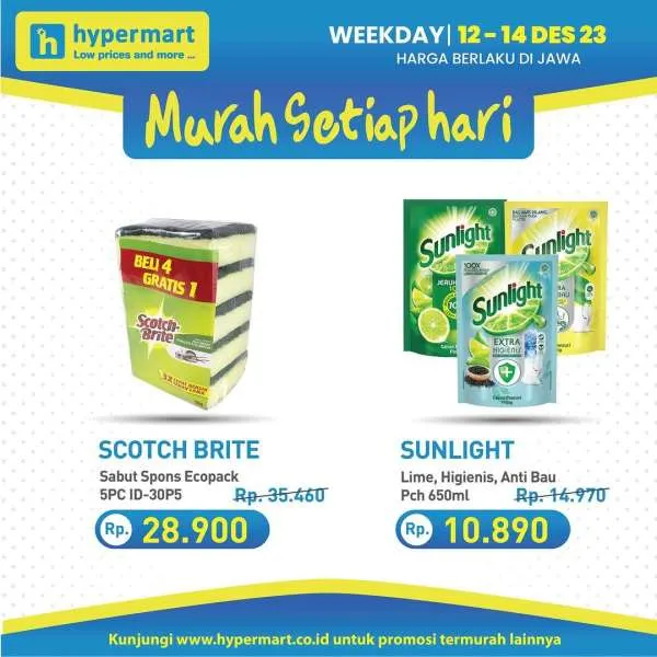 Promo JSM Hypermart Hyper Diskon Weekend Periode 15-18 Desember 2023
