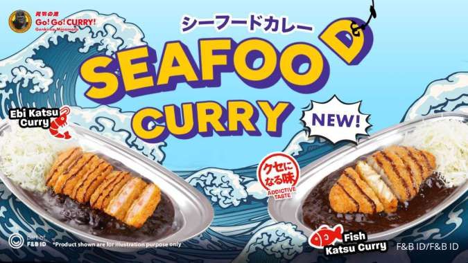Go! Go! Curry Genki no Minamoto Hadirkan Inovasi, Kali ini Hadirkan Menu Seafood