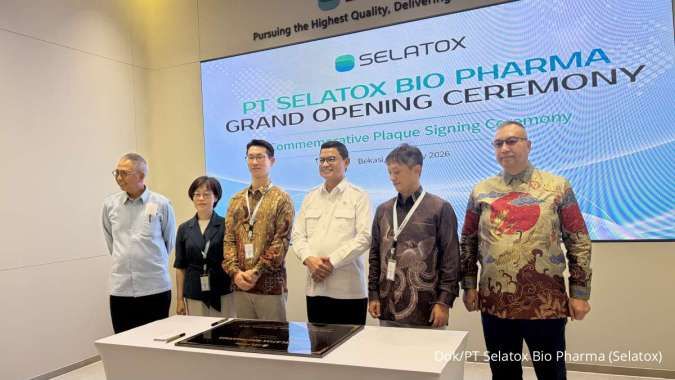 Selatox Resmikan Fasilitas Biofarmasi, Bidik Peran sebagai Basis Manufaktur Global