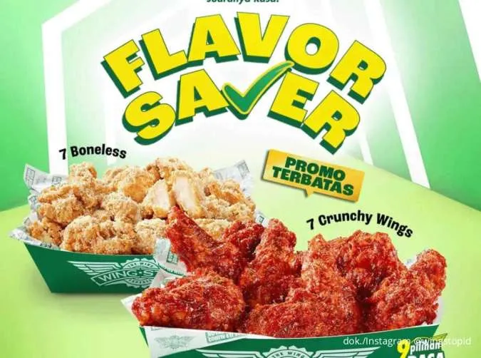 Promo Flavor Saver Wingstop 12–18 Januari, 14 Ayam Goreng Harga Bersahabat